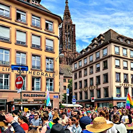 Life Cathedrale City-center Place Gutenberg 斯特拉斯堡